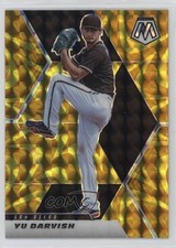 2021 Panini Mosaic Reactive Yellow Mosaic Prizm Yu Darvish #54 g4k