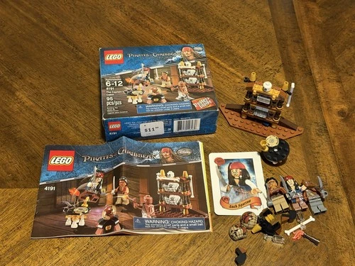 Lego Pirates Of The Caribbean Captains Cabin 4191 100% w/ Instructions, Box