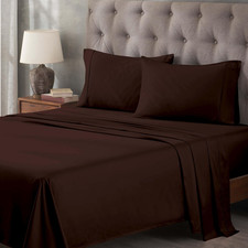Superior Egyptian Cotton 400 Thread Count Bed Sheet Set 2 Elastic Deep Pocket