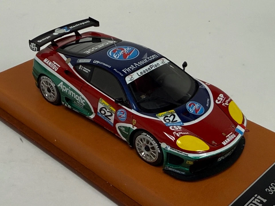 1/43 BBR Ferrari 360 Modena N/GT 2001 Campeón del Mundo Ferrai concesionario Edición ABG302 Foto 4 de 4
