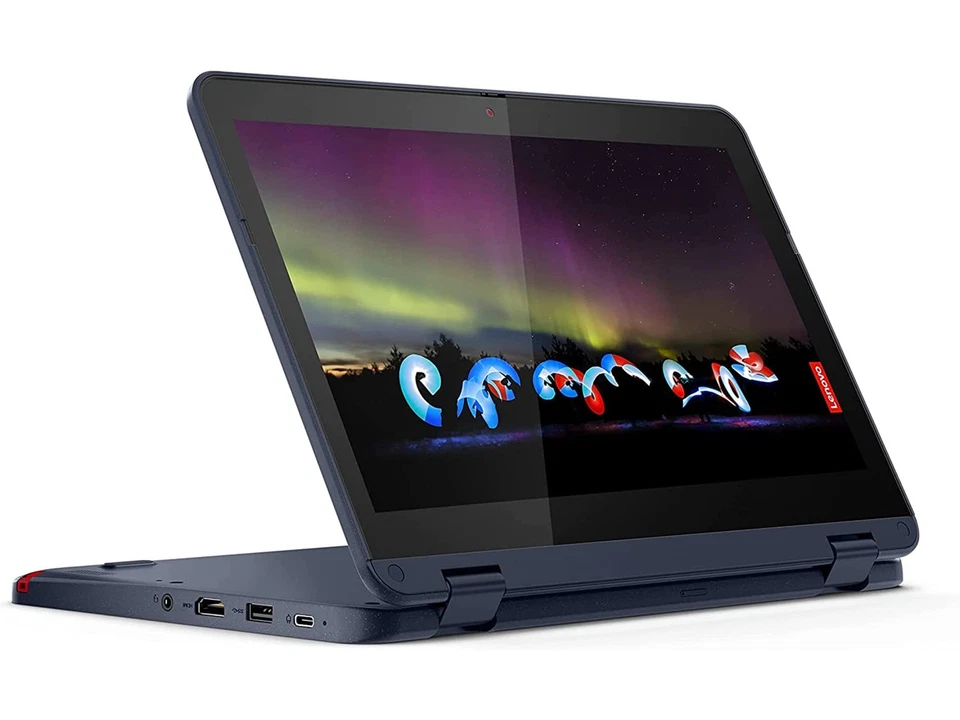 Lenovo 2022 300W Gen3 HD 2-in-1 Touchscreen Laptop, AMD 3015e Processor,4GB-64GB - Image 2 of 4