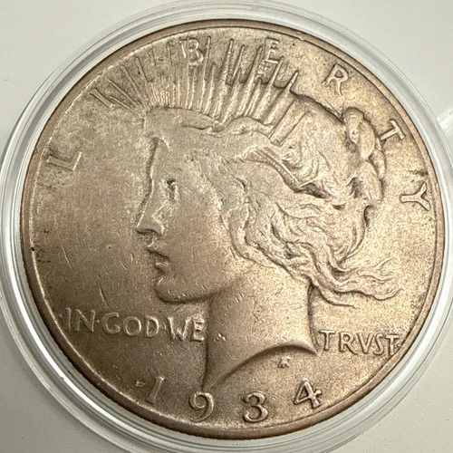 1934-S Peace Dollar XF Original *