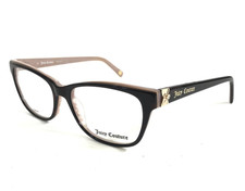 Juicy Couture Eyeglasses Frame JU154 0DG3 Brown Beige Cat Eye Full Rim 52-16-135