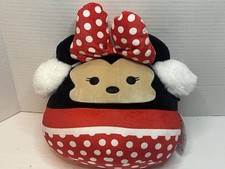 Original Squishmallows Minnie Mouse Disney Plush Toy Stuffed Animal 12" Red Bow