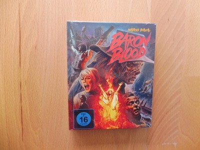 Baron Blood ( 2 DVD's + Blu-ray, Mediabook, Mario Bava, Neu, OVP )