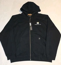 DRI DUCK Hoodie Mens XL Full-Zip Heavy Workwear Embroidered Read Description NWT