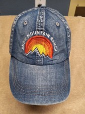 Snow Mountain Ranch - Denim Adjustable Baseball Hat 🧢 By ACE MADE IN USA