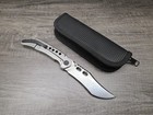 Jeabrother 8.23" Titanium Folding Frame Lock Knife With 14C28N Steel Premium