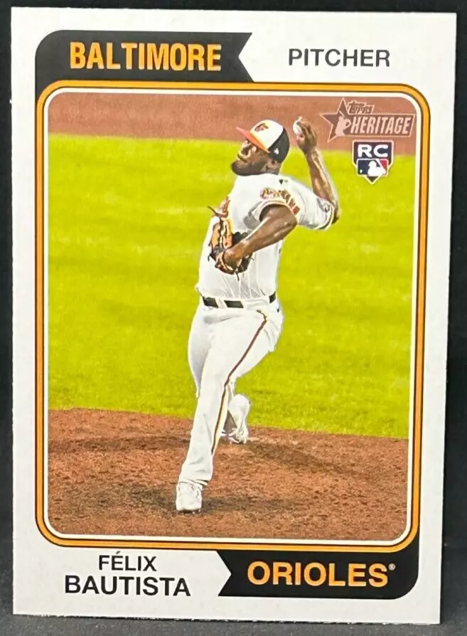 Flix Bautista trading card