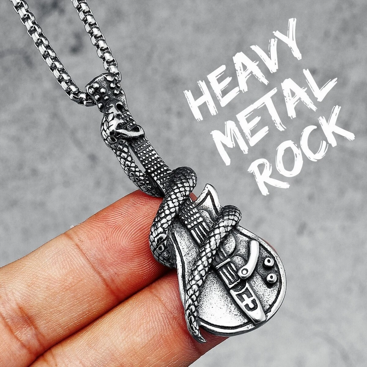 Heavy metal best sale necklace
