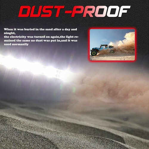 Roof 32" Slim LED Light Bar Spot Flood Wire Kit For Polaris RZR XP 1000 900 800 - Picture 11 of 12