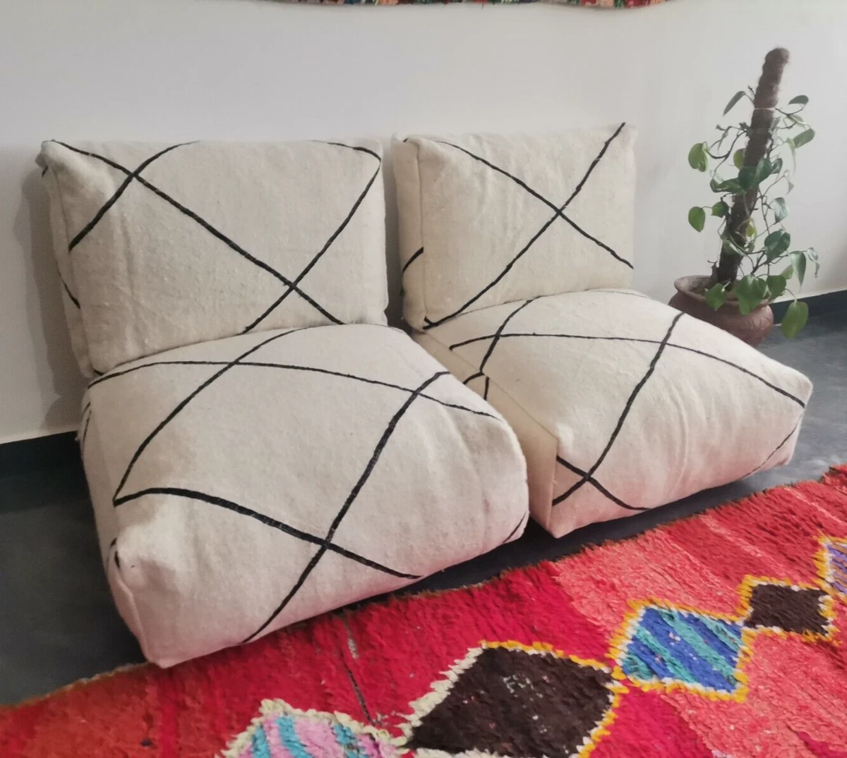 24 x 24 Inch Home Décor Floor Cushions for sale | eBay
