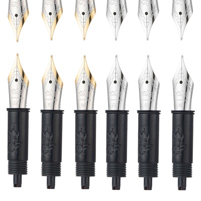 3PCS Jinhao #5 Fountain Pen Nibs Metal EF/F/M for 82 88 95 100 Replacement