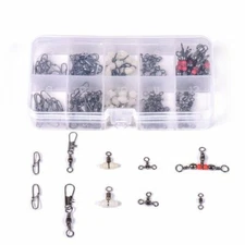 Stainless Steel Swivel & Snap Set (Various 100 Pack)
