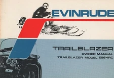 1973 EVINRUDE SNOWMOBILE TRAILBLAZER OWNERS MANUAL P/N 263418 (232)