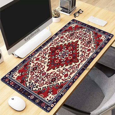 Gaming Mauspad Retro Teppich Design Rutschfest Office Desk Mat Geschenk
