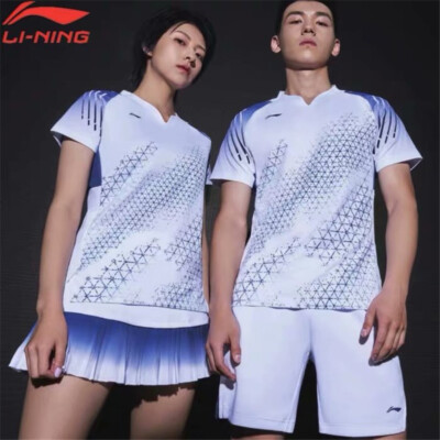 Li-Ning Adult Kid Tops Table Tennis Clothes Badminton Sportswear T-SHIRTS+SHORTS