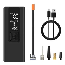 150 PSI Air Compressor Tire Inflator Fits Car Moto Bike Tires Air Pump Portable