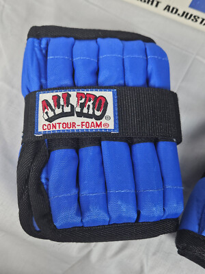 Paire ALL PRO 10 Lb (5 Lb Ea) Réglable Poids Cheville Contour