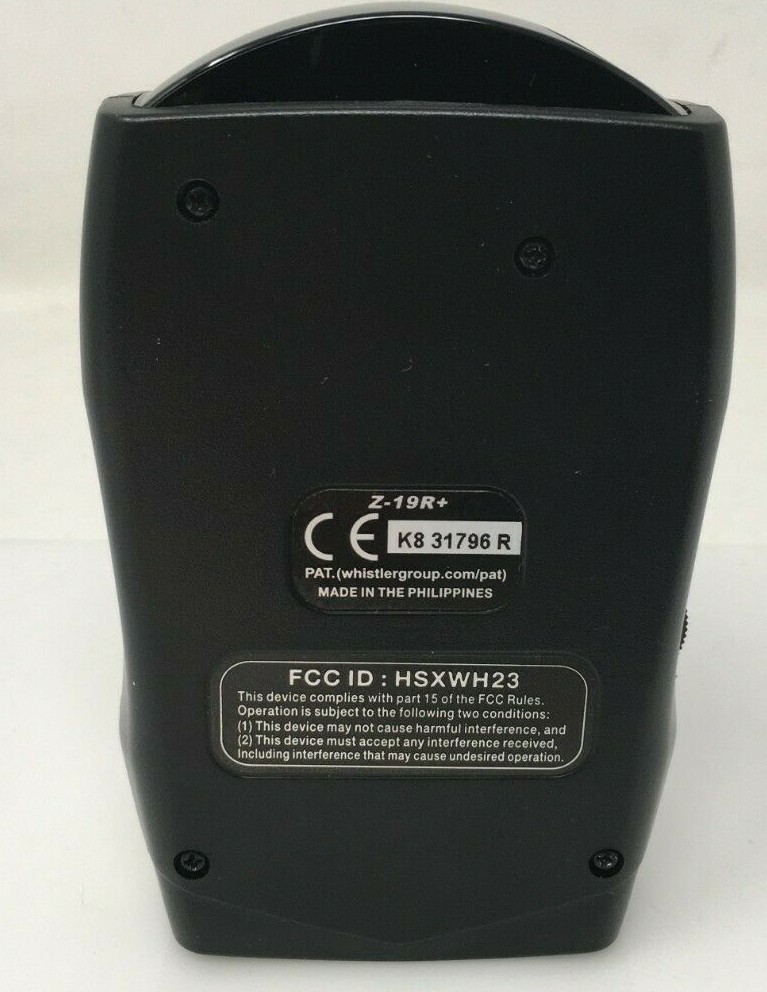 Whistler Z-19R+ Radar Detector | eBay