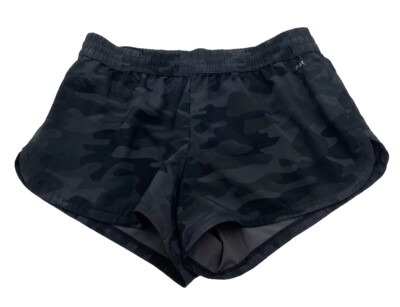 DSG Womens Shorts Black Camo Running Athletic Sports Size Small, Pre-Owned,  Used
