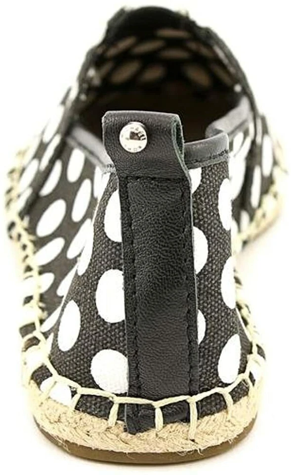 Michael Kors Women's Meg Slip on Flats Canvas Shoes Polka Dot Black, Size: 9.5 M - Image 3 of 4