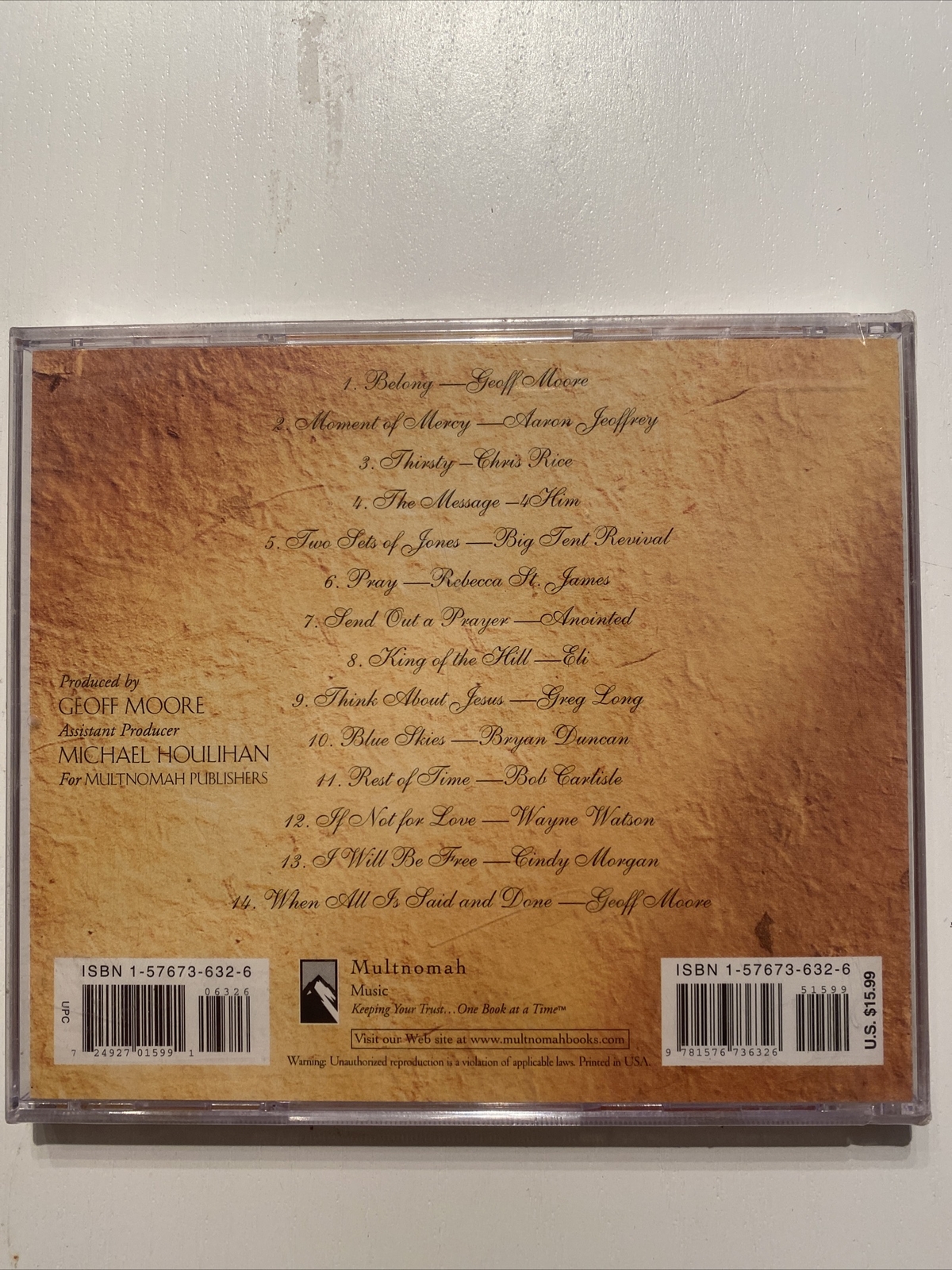 Geoff Moore GEOFF MOORE CD Gift For All People Gospel Christian Church Music Preach ...