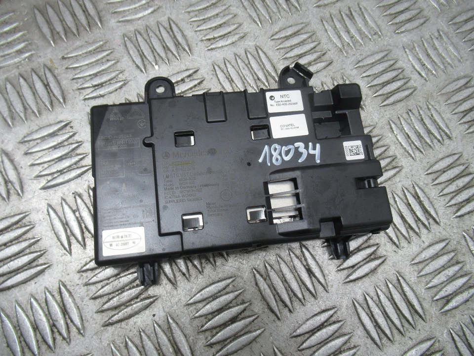 2021 MERCEDES A-CLASS A220D W177 AMG LINE WIRELESS CHARGING CONTROL ECU REF18034 - Image 2 of 3