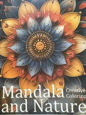 Adult coloring book 8 1/2 X 11 Dreamy Mandala Spiral NEW Shipping Included