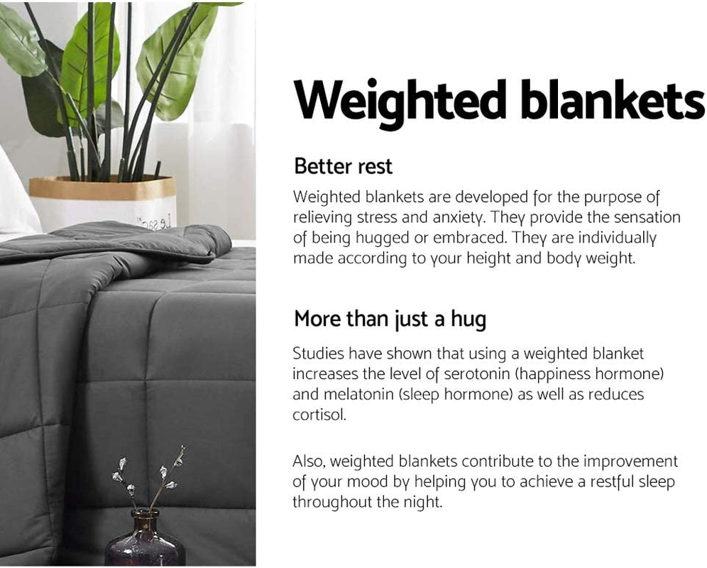 Giselle Bedding Weighted Blanket Adult 5KG Heavy Gravity Blankets