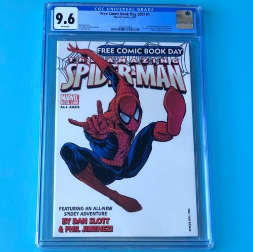 Amazing Spider-Man Free Comic Book Day 2007 #1 💥 CGC 9.6 💥 1st Jackpot  FCBD