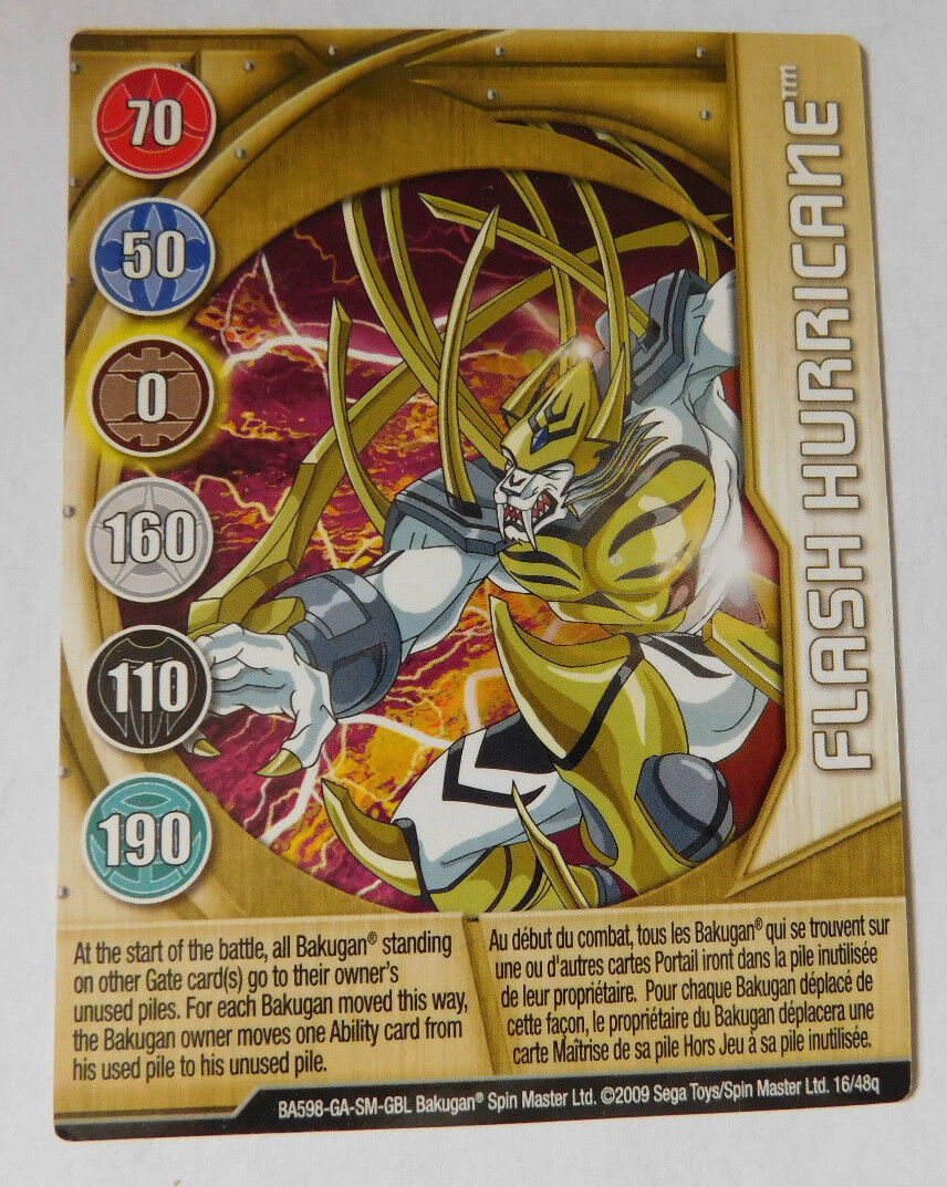 HOT SPIRIT SEGA Bakugan Battle Brawlers Attack card Japanese F/S