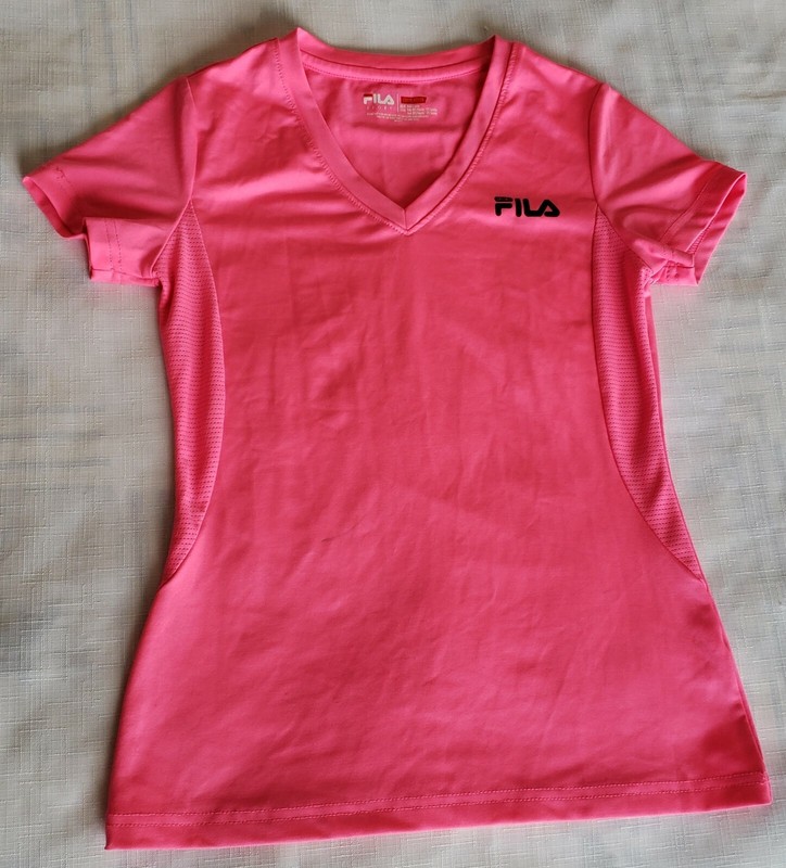 Girls Pink Fila Sport Short Sleeve Shirt size XS (7/8)