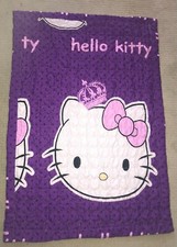 Hello Kitty reversible handmade crib quilt