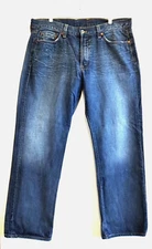 Lucky Brand Relaxed Fit Straight Leg Baggy Jeans Men's Sz 36x33 (Actual 39x33)