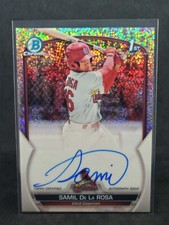 2023 Samil De La Rosa 1st Bowman Chrome Speckle On Card Auto /299 SP 🔥🍀🤙🏾