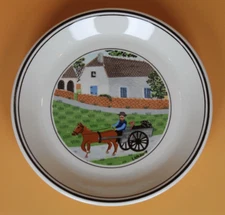 Villeroy & Boch - Design Naif - Wine Bottle Coaster - Going to Market - La Plau