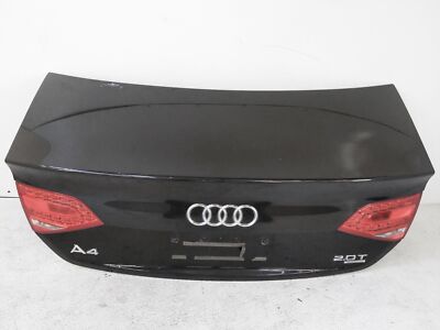 2009-2012 Audi A4 Trunk Lid Rear Deck - Black - Has Some Scuffs