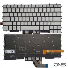 For Dell G7 15 7500 0YFK2V Black White New Laptop Keyboard US With Backlit