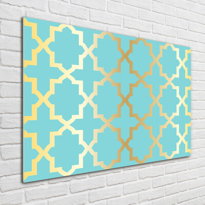 Wandbild aus Plexiglas  Druck auf Acryl 100x70 Kunst Arabisches Muster