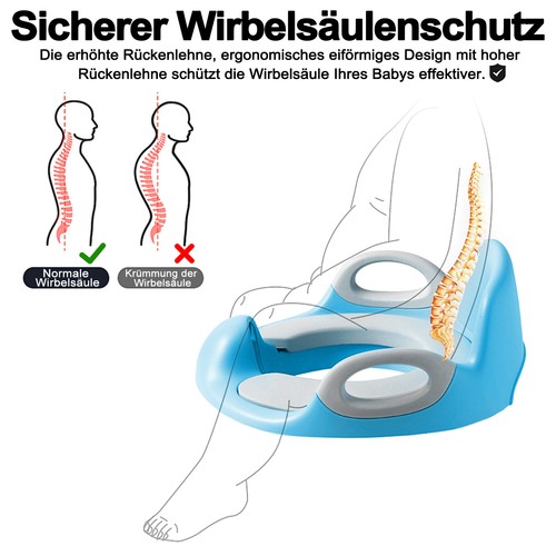 WC Sitz Toilettentrainer WC-Trainer Töpfchen Kinder-Toilettensitz Anti-rutsch - Bild 7 von 12