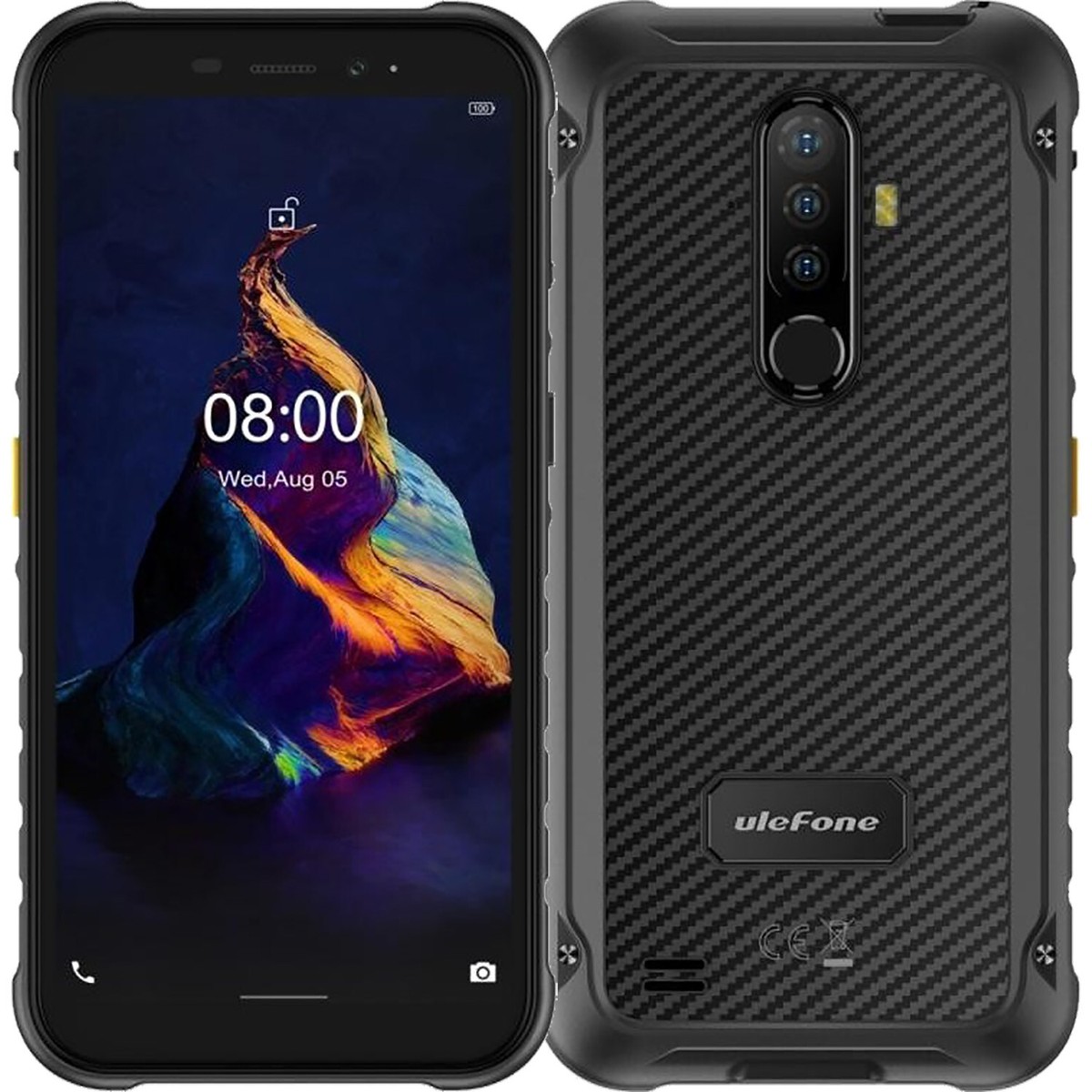 Ulefone Armor X8 4G Black 64GB + 4GB Dual-Sim Factory