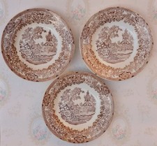 TRE BEI PIATTI DECORO COLANDINE SOCIETA' CERAMICA ITALIANA LAVENO S.C.I. EPOCA