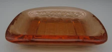 Fire and Light Glass Copper Soap/Trinket Dish Recycled Art Glass California