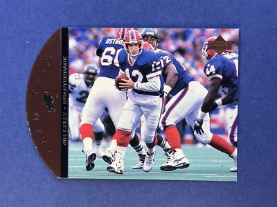1996 Upper Deck ~ Jim Kelly ~ Team Trio Die Cut Insert ~ TT63 ~ Bills
