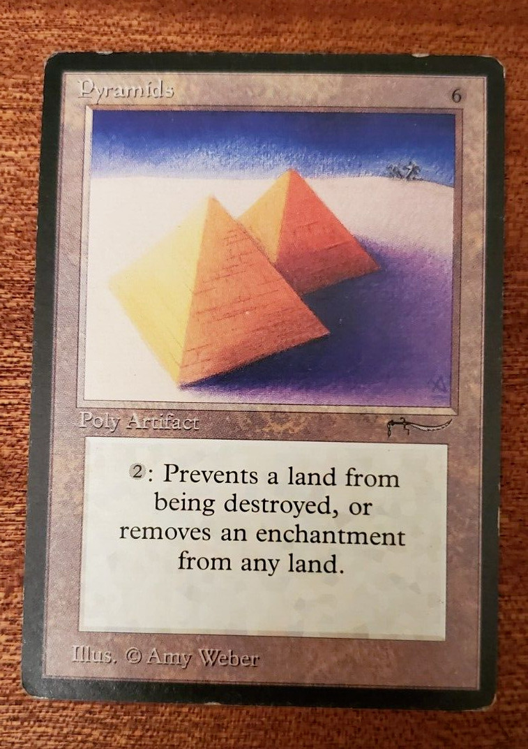 MTG Pyramids Arabian Nights Lightly played free shipping Magic