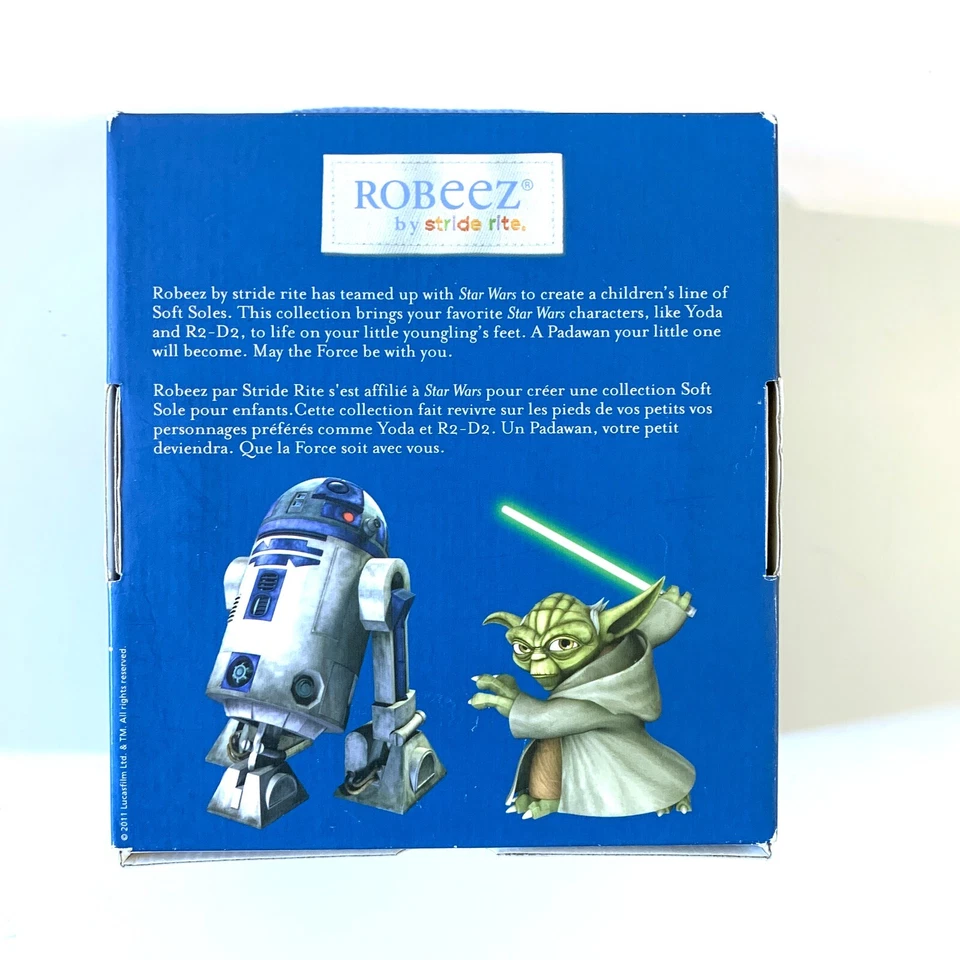 Robeez by Stride Rite Star Wars Yoda Suelas Suaves 0-6mo Verde Marrón Cuero Gamuza Foto 2 de 4
