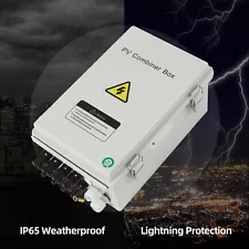 4 String Solar Combiner Box PV Combiner Circuit Breaker 63A For Solar Panel Kit