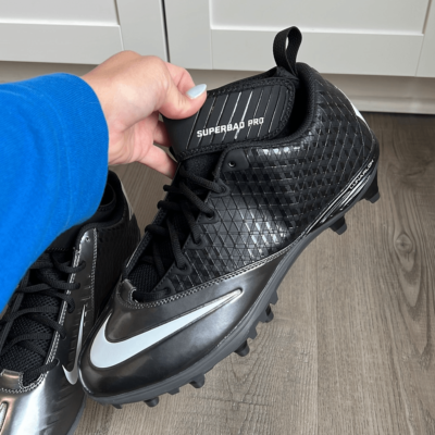 Nike Lunarlon Superbad Mens Mid Pro Football Cleats Size  display picture 2