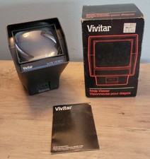 Vintage Vivitar Slide Viewer With Original Box Manual